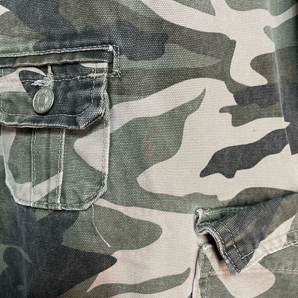 Forever 21+ Green Camouflage Jogger Cargo Pants 3XL - Picture 4 of 6